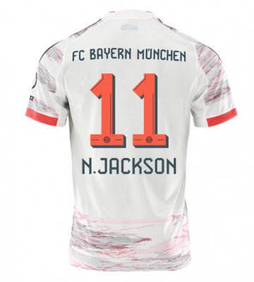 Bayern Munich Nicolas Jackson #11 Replika Udebanetrøje 2025-26 Kortærmet